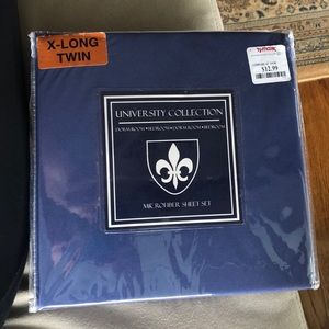 Xlong twin university collection microfiber sheets